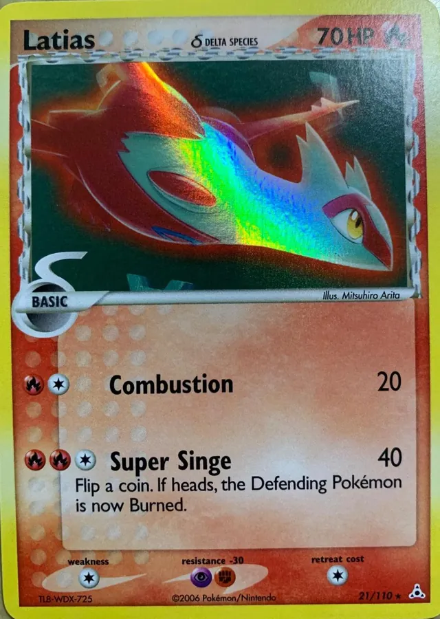 Holon Phantoms Latias [Holo] Pokémon card
